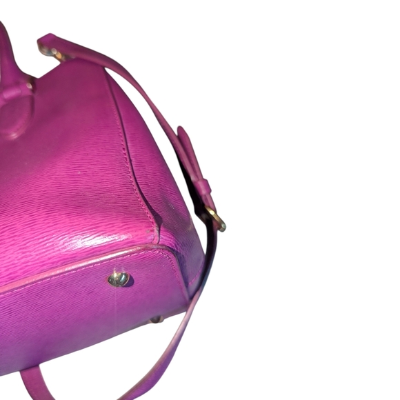 Lauren Ralph Lauren Pink Tote with Gold Accents *Slight Flaw* - Picture 8 of 15